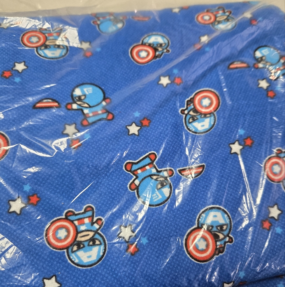 Captain America Blue Fabric for Craft 2.5 yard